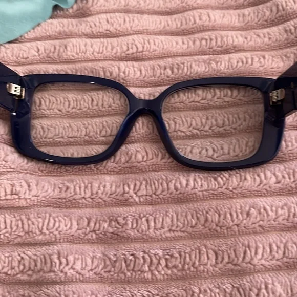 Tiffany. Co TF2235 Square Eyeglasses 8385-Spectrum
Blue with gold tone in EUC. - Picture 13 of 17